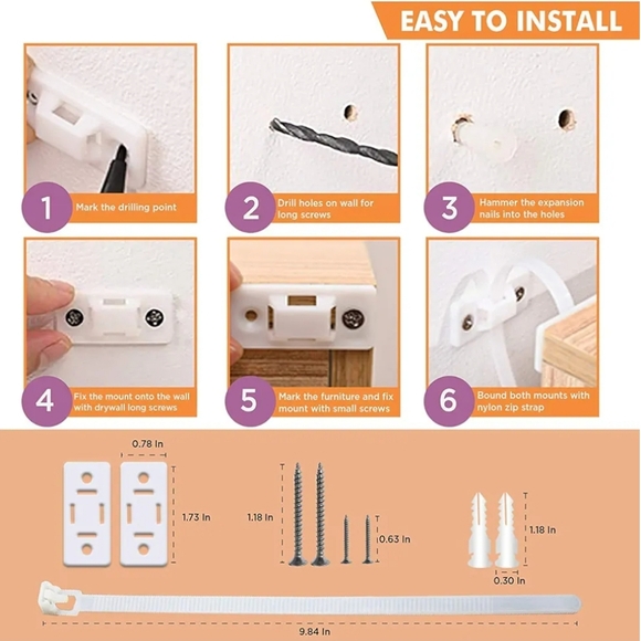 Furniture Anchor Kit - Picture 6 of 6